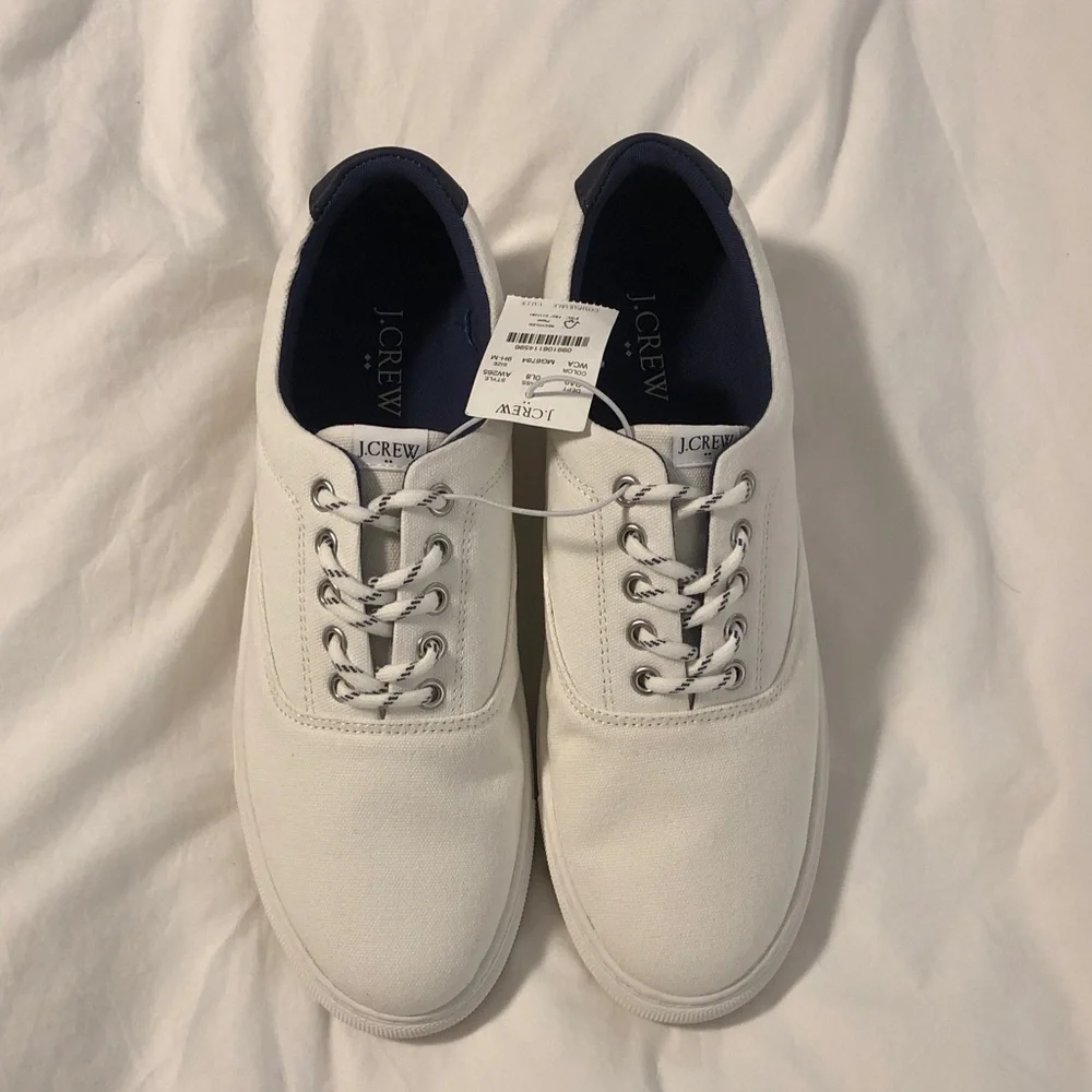 NEW with tags J Crew Men's Canvas Sneakers